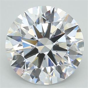 Picture of Lab Grown Diamond 4.88 Carats, Round with Excellent Cut, D Color, IF Clarity and Certified by GIA