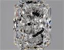 Natural Diamond 1.10 Carats, Radiant with  Cut, D Color, SI2 Clarity and Certified by HRD