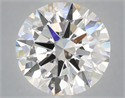 Lab Grown Diamond 7.05 Carats, Round with Excellent Cut, F Color, VS1 Clarity and Certified by IGI