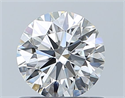 Diamante Natural 0.70 quilates, Redondo , Color G, claridad VVS1 y certificado IGI