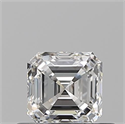 Natural Diamond 0.52 Carats, Asscher with  Cut, G Color, VS2 Clarity and Certified by GIA
