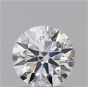 Natural Diamond 0.75 Carats, Round with Excellent Cut, E Color, SI1 Clarity and Certified by GIA