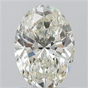 Natural Diamond 1.20 Carats, Oval with  Cut, J Color, SI2 Clarity and Certified by GIA
