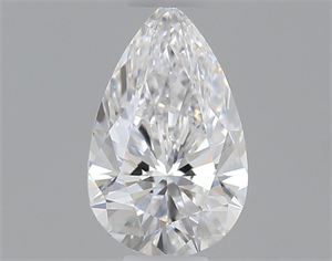 Picture of Natural Diamond 0.40 Carats, Pear with  Cut, D Color, VVS1 Clarity and Certified by GIA