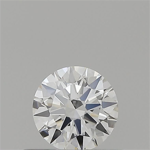 Picture of Natural Diamond 0.40 Carats, Round with Excellent Cut, F Color, IF Clarity and Certified by GIA