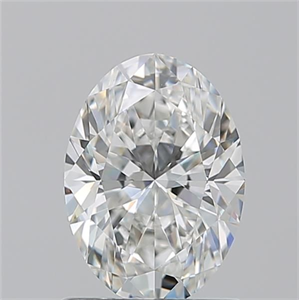 Picture of Natural Diamond 1.02 Carats, Oval with  Cut, G Color, VVS2 Clarity and Certified by GIA