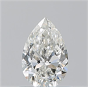 Natural Diamond 0.61 Carats, Pear with  Cut, I Color, IF Clarity and Certified by GIA