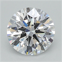 Lab Grown Diamond 1.34 Carats, Round with Ideal Cut, D Color, VS1 Clarity and Certified by IGI