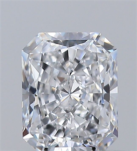 Picture of Natural Diamond 0.50 Carats, Radiant with  Cut, D Color, VVS2 Clarity and Certified by GIA