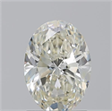 Natural Diamond 1.51 Carats, Oval with  Cut, K Color, VVS1 Clarity and Certified by GIA