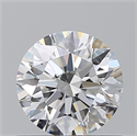 Natural Diamond 0.70 Carats, Round with Excellent Cut, F Color, SI1 Clarity and Certified by GIA