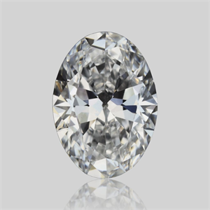 Picture of Natural Diamond 0.43 Carats, Oval with  Cut, D Color, VVS2 Clarity and Certified by GIA