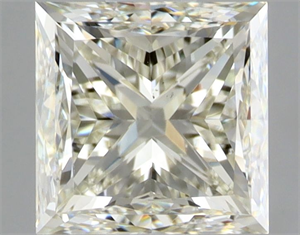 Picture of Natural Diamond 1.00 Carats, Princess with  Cut, L Color, VS1 Clarity and Certified by GIA