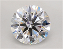 Lab Grown Diamond 3.56 Carats, Round with Ideal Cut, E Color, VVS1 Clarity and Certified by IGI