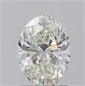 Natural Diamond 1.51 Carats, Oval with  Cut, K Color, VS1 Clarity and Certified by GIA