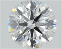 Del inventario de diamantes de laboratorio, 2.06 quilates, Redondo , Color F, claridad VS1 y certificado GIA