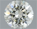 Diamante Natural 0.60 quilates, Redondo , Color K, claridad VVS2 y certificado IGI