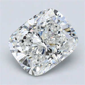 Picture of Natural Diamond 4.20 Carats, Cushion with  Cut, H Color, VVS2 Clarity and Certified by GIA