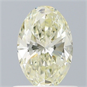 Diamante Natural 0.57 quilates, Ovalado , Color L, claridad VVS1 y certificado IGI