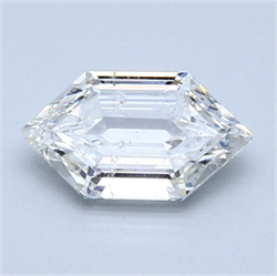 Picture of Natural Diamond 1.10 Carats, HEXAGONAL with  Cut, F Color, I1 Clarity and Certified by GIA