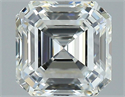 Natural Diamond 1.00 Carats, Asscher with  Cut, H Color, FL Clarity and Certified by GIA