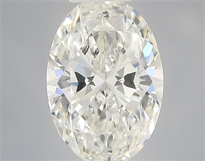 Foto Diamante Natural 0.54 quilates, Ovalado , Color G, claridad VVS2 y certificado IGI de