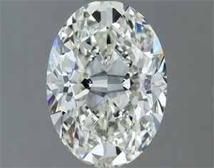 Picture of Natural Diamond 1.51 Carats, Oval with  Cut, I Color, VS1 Clarity and Certified by IGI