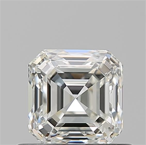 Picture of Natural Diamond 0.70 Carats, Asscher with  Cut, J Color, VVS2 Clarity and Certified by GIA