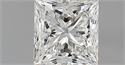 Natural Diamond 0.70 Carats, Princess with  Cut, F Color, IF Clarity and Certified by IGI
