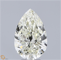 Natural Diamond 5.01 Carats, Pear with  Cut, L Color, SI2 Clarity and Certified by IGI