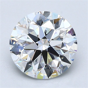 Picture of Natural Diamond 2.51 Carats, Round with Excellent Cut, E Color, SI1 Clarity and Certified by GIA