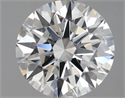 Del inventario de diamantes de laboratorio, 2.14 quilates, Redondo , Color E, claridad VS1 y certificado GIA