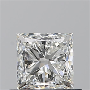 Picture of Natural Diamond 0.70 Carats, Princess with  Cut, I Color, VS2 Clarity and Certified by GIA
