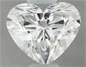 Natural Diamond 0.41 Carats, Heart with  Cut, I Color, VS1 Clarity and Certified by GIA