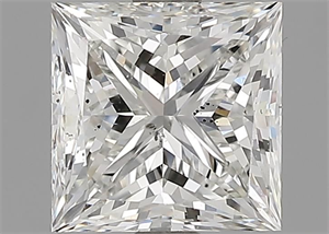 Picture of Natural Diamond 1.51 Carats, Princess with  Cut, J Color, SI2 Clarity and Certified by GIA