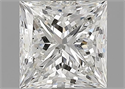 Natural Diamond 1.51 Carats, Princess with  Cut, J Color, SI2 Clarity and Certified by GIA
