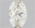 Natural Diamond 1.21 Carats, Oval with  Cut, J Color, SI1 Clarity and Certified by GIA