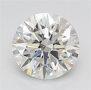 Picture of Lab Grown Diamond 1.35 Carats, Round with Excellent Cut, F Color, VS1 Clarity and Certified by IGI