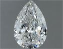 Natural Diamond 0.71 Carats, Pear with  Cut, H Color, SI2 Clarity and Certified by GIA