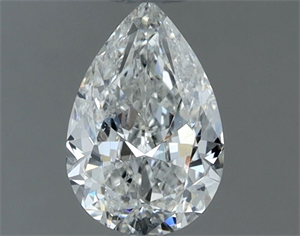 Picture of Natural Diamond 0.71 Carats, Pear with  Cut, H Color, SI2 Clarity and Certified by GIA