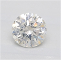 Natural Diamond 0.70 Carats, Round with Excellent Cut, H Color, SI2 Clarity and Certified by IGI