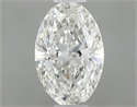 Diamante Natural 0.40 quilates, Ovalado , Color H, claridad SI1 y certificado GIA