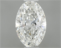 Diamante Natural 0.40 quilates, Ovalado , Color H, claridad SI1 y certificado GIA