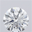 Natural Diamond 0.43 Carats, Round with Very Good Cut, D Color, SI1 Clarity and Certified by GIA