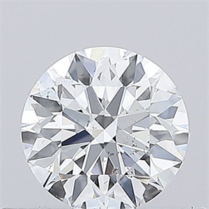 Picture of Natural Diamond 0.43 Carats, Round with Very Good Cut, D Color, SI1 Clarity and Certified by GIA
