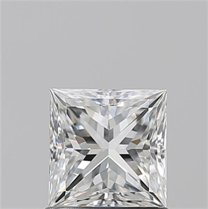 Picture of Natural Diamond 1.01 Carats, Princess with  Cut, G Color, VVS2 Clarity and Certified by GIA