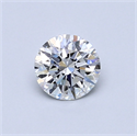 Diamante Natural 0.57 quilates, Redondo , Color E, claridad VS2 y certificado GIA