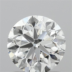 Picture of Natural Diamond 0.90 Carats, Round with Very Good Cut, E Color, VS2 Clarity and Certified by IGI