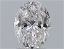 Natural Diamond 1.21 Carats, Oval with  Cut, D Color, SI1 Clarity and Certified by GIA
