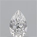 Diamante Natural 0.50 quilates, De pera , Color D, claridad VVS1 y certificado GIA